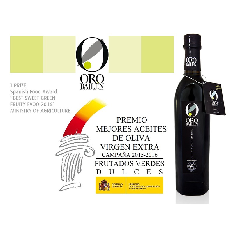 Oro Bailen Reserva Familiar Hojiblanca Extra Virgin Olive Oil from