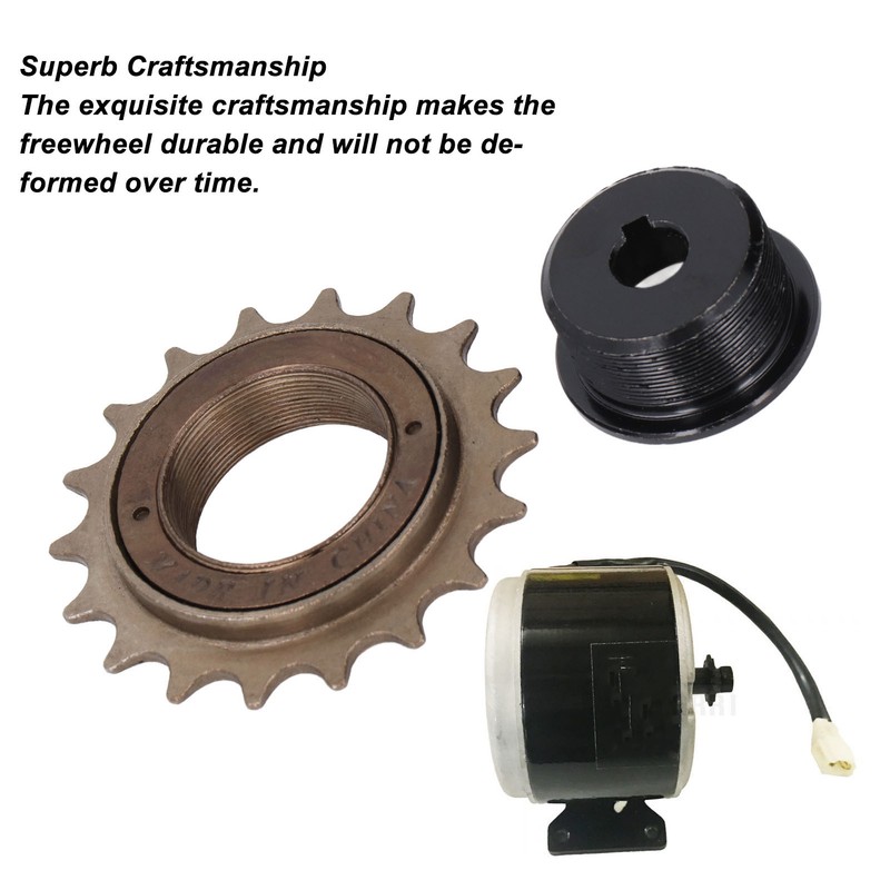 Left Drive Freewheel Adapter Carbon Steel 18T Freewheel for MY1016Z