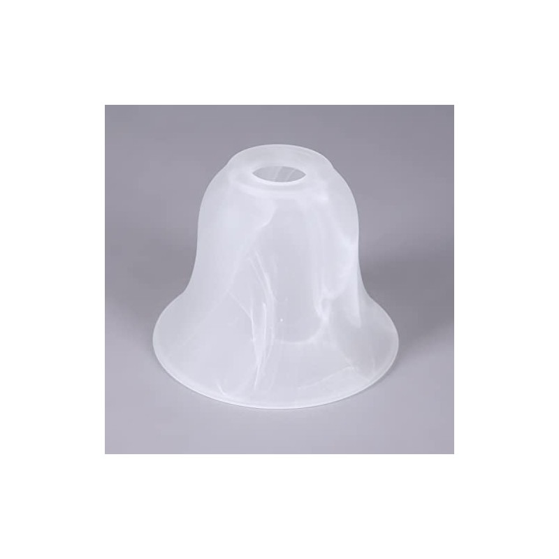 Lamp Glass White Diameter 135 mm Alabaster Glass Replacement Glass