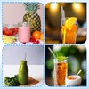 10 Pack Short Metal Straws Reusable Stainless Steel Straws 5