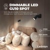 Ledvion Dimmable GU10 LED Spotlights, 5 W, 2700 K, 354