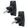 Avalanche Black Metal Wall Speaker Mount Brackets (Pair)