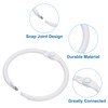 sourcing map 36pcs Shower Curtain Rings, 1.3 Inch ID Iron