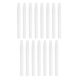 HARFINGTON 15pcs Pumice Stone Nail File, Pumice Nail Polishing Stick Cuticle Remover Pusher, Professional Quartz Stone Nail Filing Buffer Manicure Tool for Salon Nail Art Care, White