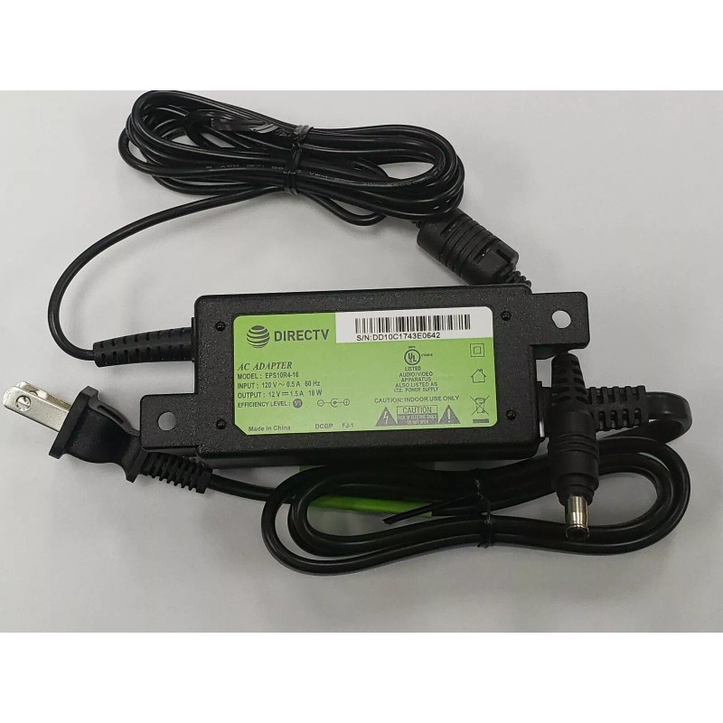 DIRECTV Genuine Directv AC Adapter Model EPS10R4-16,12V 1.5A,18W