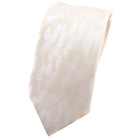 Men's Wedding Cream gescheckt Plain Silk Tie – Tie 100% Silk