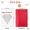 Sweet Birthday Card for Women Men, Romantic Birthday Card for