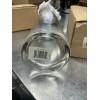 Handmade NEW SET OF 2 HANDMADE GLASS VASES CLEAR CYLINDER