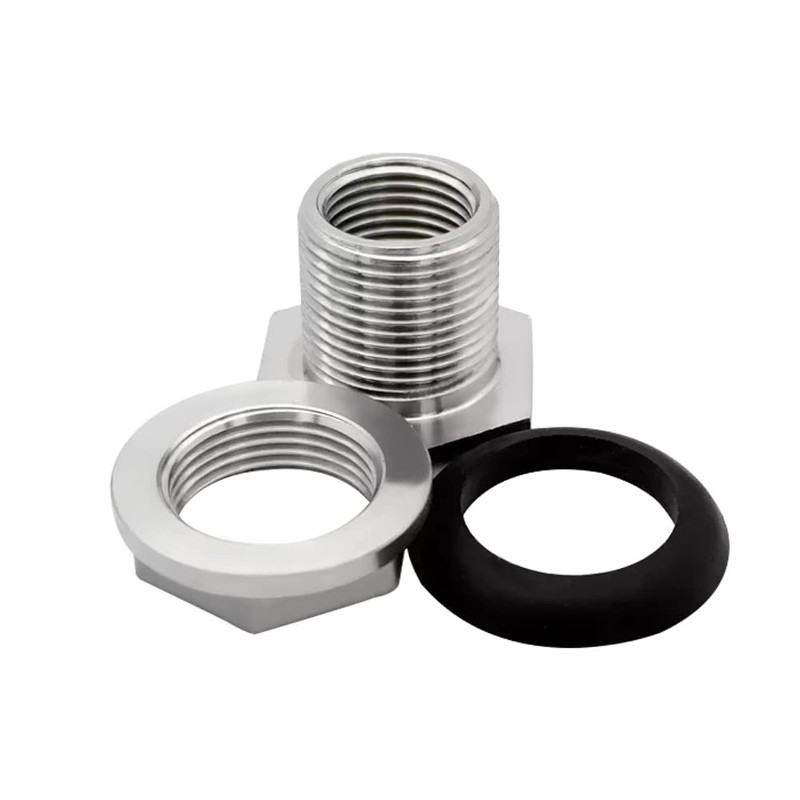 Beduan 1" Female Bulkhead Water Tank Connector Stainless Steel Thru-bulk