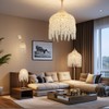 juruilight 19 Inch Gold Crystal Table Lamp,Elegant Nightstand Lamp with