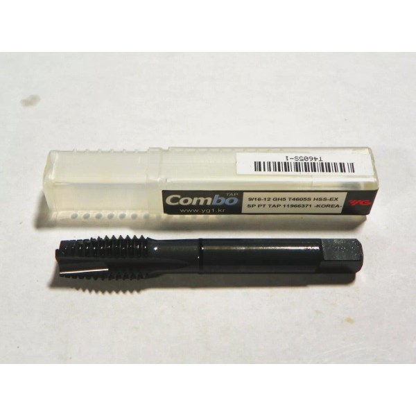 YG1 9/16-12 Spiral Point Combo Tap T4605S 3 Flute H5