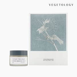 Vegetaology [Vegetology] ★Whitening moisturizing package★ Viniferine brightening mask 10 sheets + Viniferine brightening cream 50ml / [베지톨로지] ★미백보습 패키지★ 비니페린 브라이트닝 마스크 10매+비니페린 브라이트닝 크림 50ml
