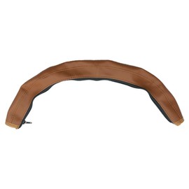 Namvo Armrest Stroller Handle Universal Cover Dust Cover PU Leather Cover Brown Ribbon Zipper
