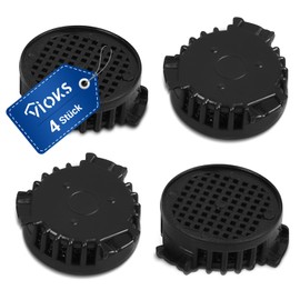 VIOKS Fridge Filter Activated Carbon Filter 45 mm Diameter 4 x Replacement for Liebhеrr Fresh Air Filter 9096342 9882471 Freshair Activated Carbon Filter Liebherr & Spare Parts Fridge Liebherr