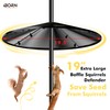 iBorn Smart Bird Feeder Pole with Squirrel Baffle, 87" Camera