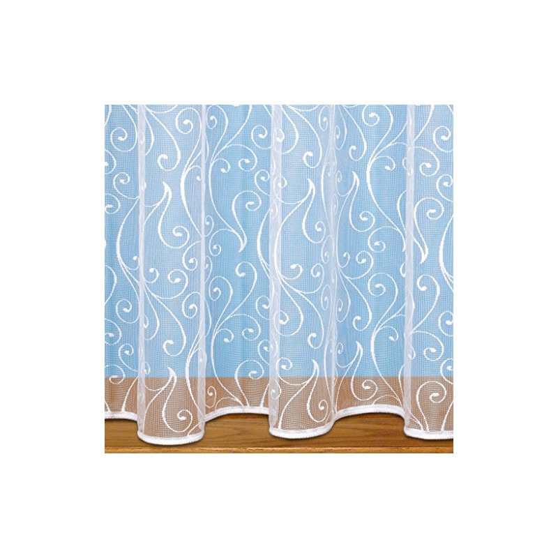 John Aird Scroll Design Net Curtain - Sold By The