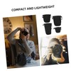 SEWACC 4pcs Camera Lens Pouch Set with Belt Loop and
