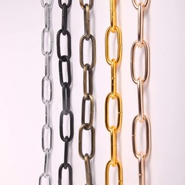 Lighting Pendant Chain, Heavy Duty Chain for Light Fixture, Mirror or Picture Suspension Chain in Antique Brass Finish, Multiple Specifications (Antique Copper,12)