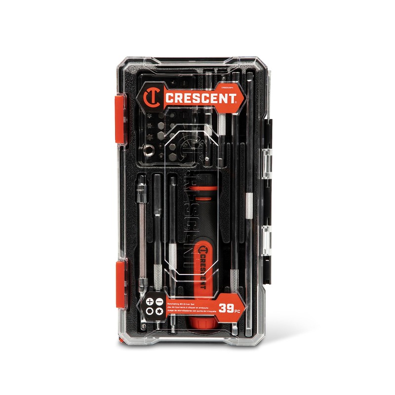 Crescent 39 Piece Ratcheting Bit Driver Set - CRBSDS39PC