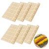 LZYDKH 6PCS Sushi Mat, Sushi Rolling Mat 24cm x 24cm