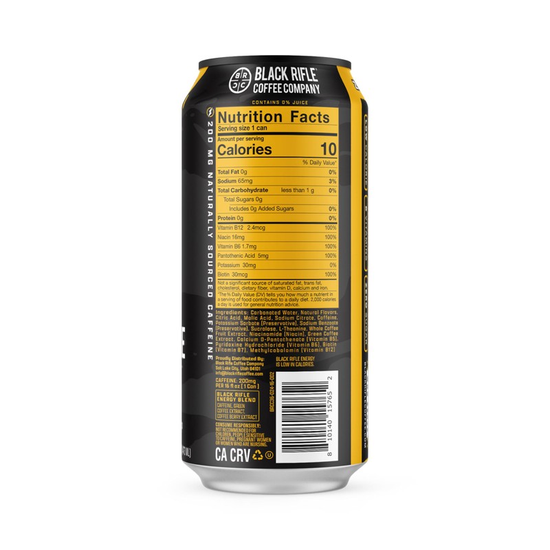 Black Rifle Coffee Company Project Mango, 16 oz, 12 ct