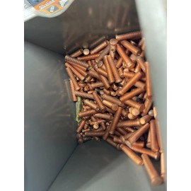 Erico brand 8-32 welding stud 3/4" long copper clad mild steel 100 pc