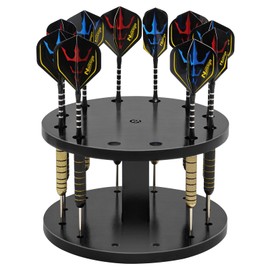 Naissgo Dart Holder, Accessories for Dartboard, Dart Stand for Any Type of Darts for Steel Darts & Soft Darts, Presentation Display Rack for Dart Holder