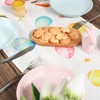 BOOMTOP Happy Easter Table Runner Easter Egg Gnome Easter Table