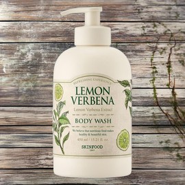 SKINFOOD Fragrant Refreshing Feeling Skin Care Lemon Verbena Body Wash Citrus 1 x 450ml / 스킨푸드 향기로운 상쾌한느낌 피부관리 레몬 버베나 바디 워시 시트러스 1개 450ml