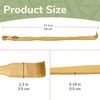 BambooMN 17 Inch Bamboo Wooden Back Scratcher Smooth Massage Roller