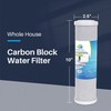 CFS – 2 Pack Carbon Block Water Filter Cartridges Compatible