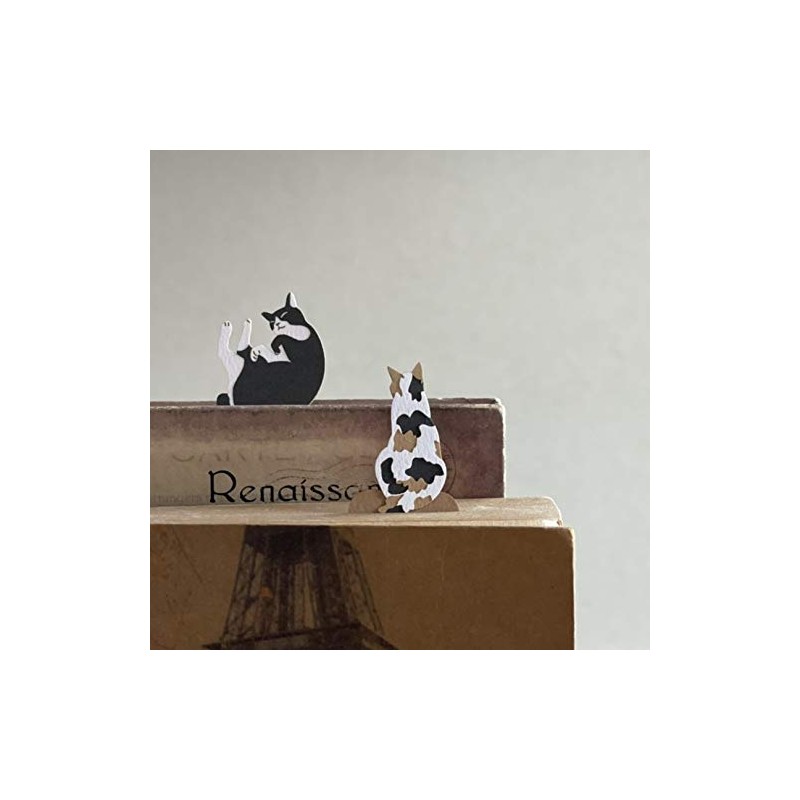 paper bookmark (cat)