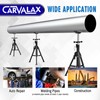 CARVALAX V-Head Pipe Jack Stands, 28"-52" Adjustable Pipe Stand Fits