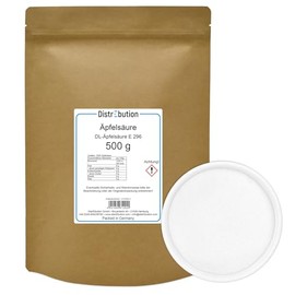 Malic Acid Powder 500 g Food Grade E296 Acidifier Malic Acid