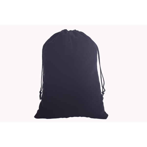 Sansam 10pcs Big Size Black Drawstrings Velvet Gift Bags Velvet Pouches for Wedding Favors, Tarot Rune Bag, Candy Bags, Party Favors,Storage Bags,6.8''x9.2''