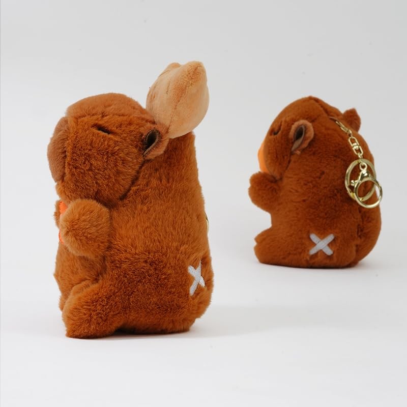 Clearstone Capybara Plush Keychain Chabimaru Croissant 5.1 inches (13 cm),