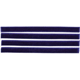 Vinyl Record Cleaning Strips [Colored/Color Royal Purple] 1/4-inch x 4-inch VPI Okki Nokki Clean Strip Set for 12-inch LP Record Album/Velvet = Cleaner LPs & Albums (4-Pack)