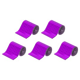 MECCANIXITY 2400 PCS Glass Mirrors Disco Ball Tiles Self-Adhesive Purple Mirror Mosaic Tiles 5 x 5mm for Disco Ball, DIY Craft, KTV Decoration 5 Sheet
