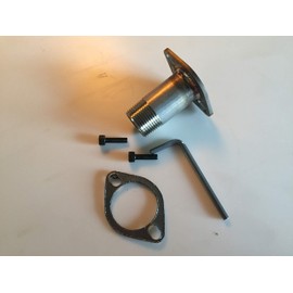 GenExhaust compatible with Honda EU6500iS/EU7000iS Generator 3/4" NPT (National Pipe Taper) steel exhaust extension hardware only