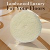 Koblenz Lambswool Pads with Foam Backing, Fits Most 6" Home