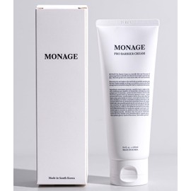 MONAGE Pro Barrier Cream, Korean Moisturizer Face Cream - Vegan, Hydration Boost, Gentle Formula, Soothing for Extremely Dry Skin, Nourishing, 3.4 fl oz (100ml)