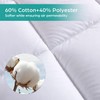 WhatsBedding Waterproof Mattress Pad Twin Size Cotton Top Down Alternative