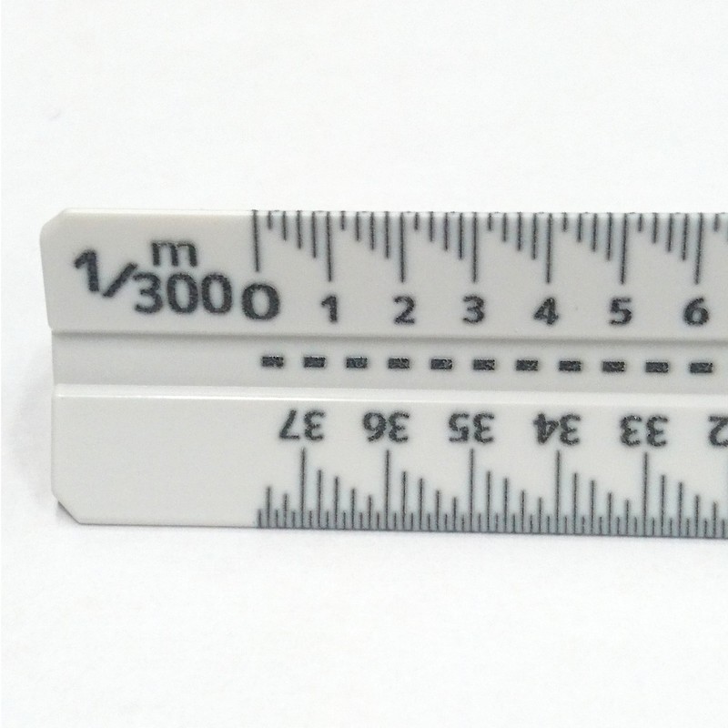 Niigata Seiki SK TSB-15KD Triangular Scale Quick Scale for Architects