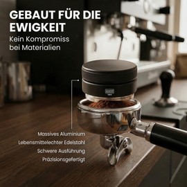 Scarlet Espresso Coffee Distributor "Grande TRE" - Coffee Distributor for Even Distribution in Portafilter 5-13 mm Adjustable - Leveler for Precise Espresso Preparation - 54.3 mm