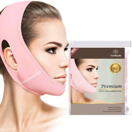 Face Belt, Lifting, Small Face, Lift-Up, Face-Line, Double Chin, Sagging, Slimming Mask, Pink, Unisex, One Size Fits All (1 Piece)