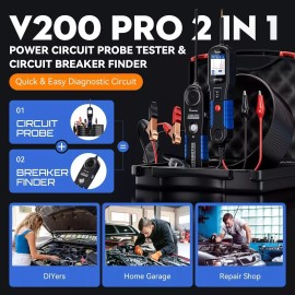 VDIAGTOOL V200Pro Auto Power Probe Tester Breaker Open Short Circuit Finder Tool