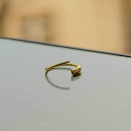 Willys Jewellery Piercing Ring 925 Sterling Silver Gold-Plated Yellow Gold Thin Hoop Ear Piercing Lip Ring and Nose Piercing (Tunnel Closure), Sterling Silver