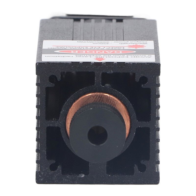 3W Engraving Laser Module 450nm Blue Light Focusable Fast Heat