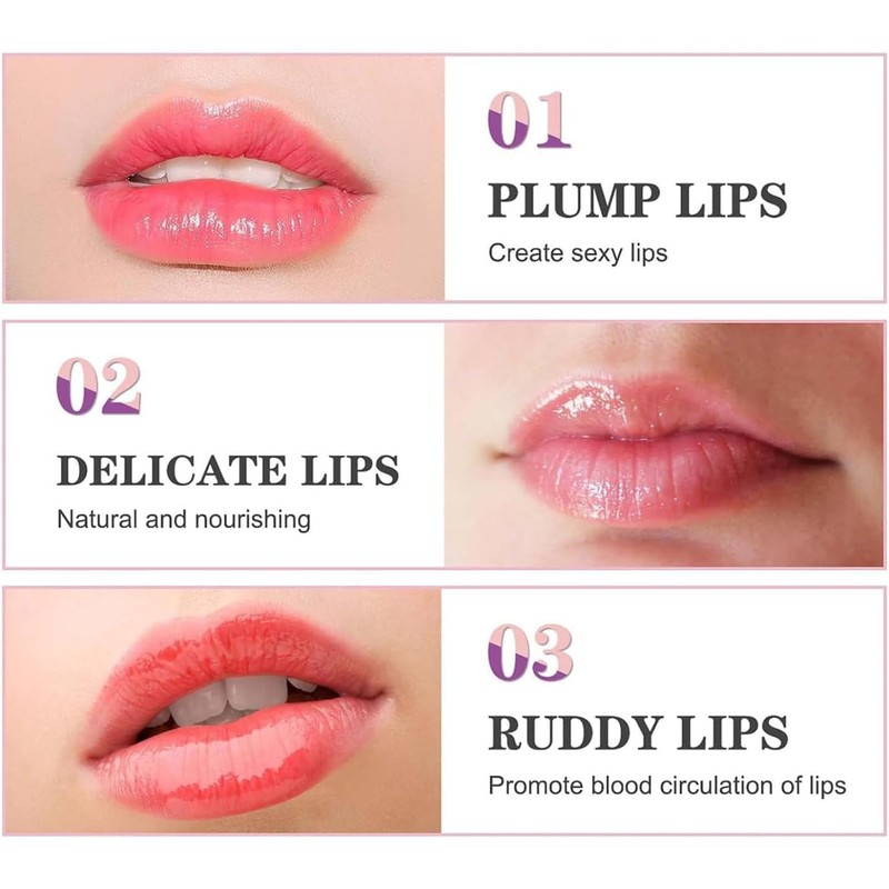Lápiz Labial Cambiante de Color,Barra Labios Hidratante A Prueba Transferencia