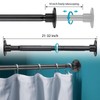 Closet Clothes Hanging Rod, 21-32 inch Adjustable Size, Screw Fixing
